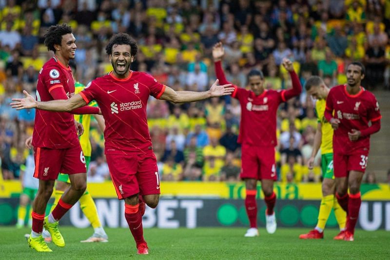 Mohamed Salah was on target against Norwich again, just like in the opening day in 2019.